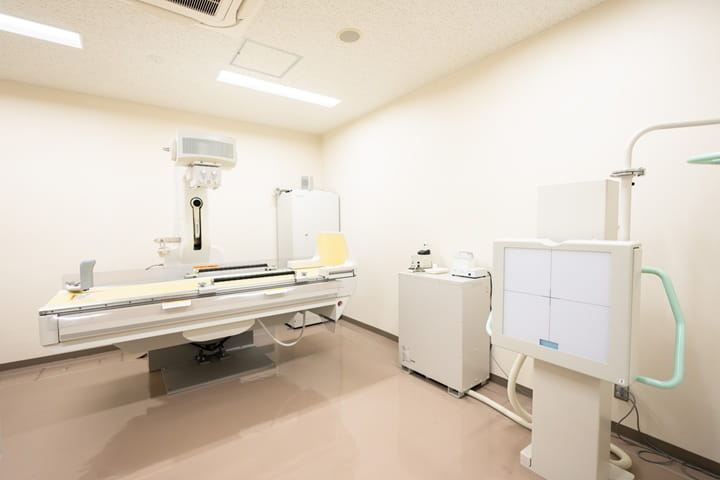 胸部X線・胃透視検査室の写真